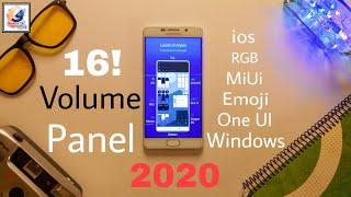 Get New 16 Customize Volume Panel On Any Phone 2020 | Miui12,Ios13,OneUI2,RGB,Knob,Emoji,Elastic