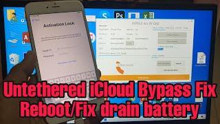 iCloud Bypass with Sim / Fix Battery Drain / Restart / iCloud Sign In