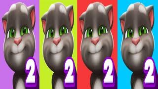 Purple Vs Original Vs Red Vs Blue My Talking Tom 2 Vs My Talking Tom Baby 2