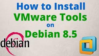 How to Install VMware Tools on Debian 8.5 Jessie Step by Step Tutorial [HD]