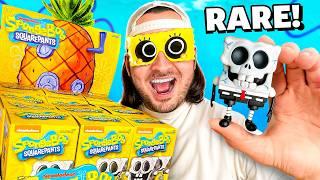 Opening SpongeBob SkullPants Mystery Figures! (Rare Skull SpongeBob!)