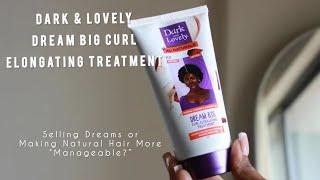 Dark and Lovely Au Naturale Dream Big Curl Elongating Treatment Big Review | 4C Hair Natural Product