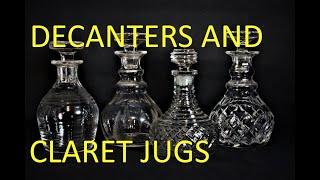 Definitions Part 1: Decanters and Claret Jugs