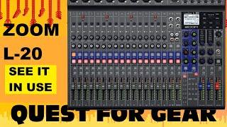 Zoom LiveTrak L-20 - Full Song - See it in USE !