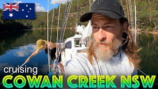 Exploring Cowan Creek in New South Wales on a 30ft sailboat