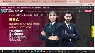 BBA ADMISSION 2024  CHANDIGARH | BEST COLLEGE , Exposure , CAREER PROSPECT |