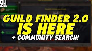 GUILD FINDER, COMMUNITY SEARCHES And How It Works: 8.2.5 Preview And Feedback