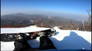 YongPyong Resort Korea Snowboard Tour! [Rainbow Olympics Course]