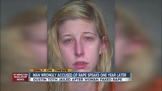 Man wrongly accused of rape speaks out one year later