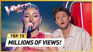 MOST VIEWED Blind Auditions with MILLIONS of VIEWS in 2023 on The Voice