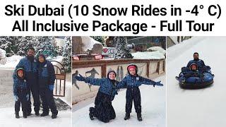 Ski Dubai/ Largest Indoor Ski Resort/ -4° C/ 10 Thrilling Snow Rides/All Inclusive Package/Snow Park