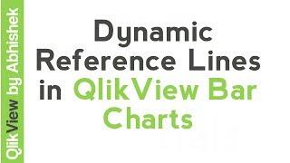 QlikView Tutorial | Enhancing the QlikView bar chart with Dynamic Reference Lines | Data & Tools