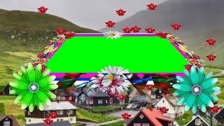 Natural Freme green New video 2020/wedding green screen effects HD Video 72