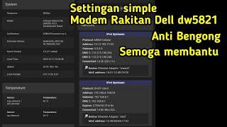 SETTINGAN MODEM RAKITAN AGAR TIDAK BENGONG