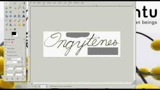 OpenOffice & Gimp Tutorial: Making a Signature With a  Transparent  Background