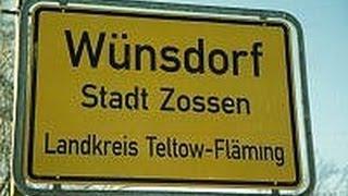 Wunsdorf-Вюнсдорф: уникальный клип о городке. 1994 год.