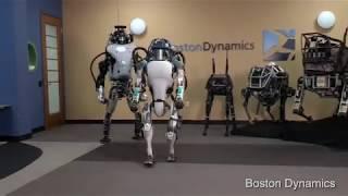 Суровые будни робота из Boston Dynamics - озвучка Гугл мужик