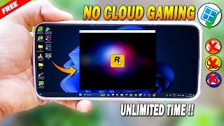 Play PC Games on Mobile Without Cloud Gaming | Run Windows On Mobile