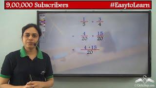 Add and Subtract Unlike fractions | Fractions | Class 5 |  ICSE