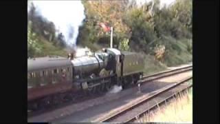 GWR Modified Hall Class 6998 'BURTON AGNES HALL' seen at Rothley Station GCR 10/10/1993