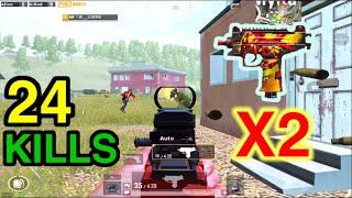 CHALLENGE DOUBLE UZI SOLO VS SQUAD PROFESSIONALS !!! | PUBG MOBILE