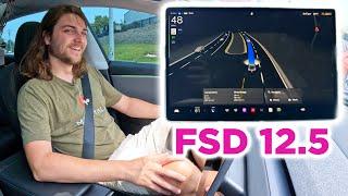 FSD 12.5 is SOOO GOOD! | Near Perfect First Drive