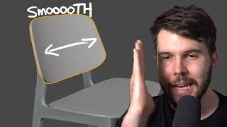 Blender Beginner Modeling Chair Tutorial - Part 5: Curved Surfaces