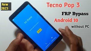 Tecno Pop 3 FRP Bypass Remove || Tecno Pop 3 Frp Bypass  || All Tecno Frp Bypass Android 10 2023