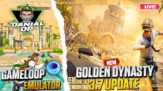 Gameloop 32-bit Lag fix PUBG Mobile 3.7 Emulator | Golden Dynasty Event Live with Danial OP