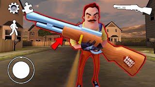 SUPER WEAPON! || Funny moments in Hello Neighbour || Experiments with Neighbour