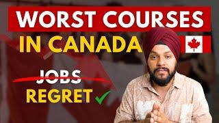  DO NOT TAKE THESE COURSES IN CANADA 2024 | Worst Courses to Study in Canadaz