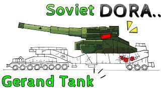 Cara Menggambar Tank Kartun Dora Soviet Gerand | Part 3