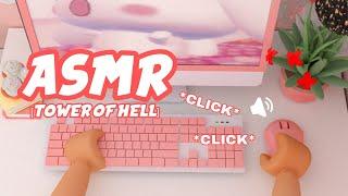 ROBLOX Pro Tower of Hell but it's KEYBOARD ASMR... *VERY CLICKY*