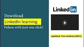 Download a video from #LinkedIn​ learning to your PC /Laptop || Updated method (2021)