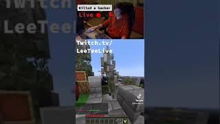 Killed a Hacker on Minecraft Hypixel Skywars LIVE… #shorts