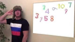 Learn Russian - Lesson 1 - Count 1 - 10 in Russian with Jingle Jeff and Professor Giggle