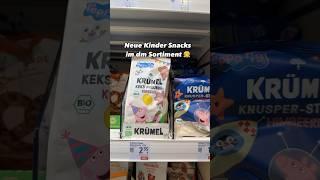 Neue Kinder Snacks im dm Sortiment 