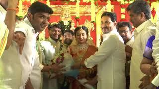 AP CM YS Jagan attends APCO Chairman Chillapally Venkata Naga Mohan Rao's daughter wedding ceremony