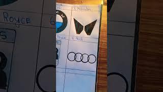 Car logo drawing || #carlogo #shorts