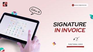 How to Configure Authorized Signatory on Invoice in Odoo 18 Accounting | Odoo 18 Accounting Tutorial