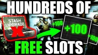 GET HUNDREDS OF FREE PVE SLOTS! Escape From Tarkov PVE