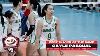 NCAA Season 98 WVT | Best Player: Gayle Pascual (Benilde vs SSC-R) | February 18, 2023