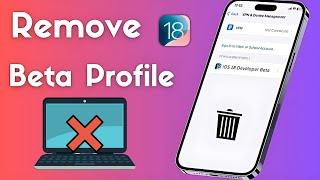 How to Remove iOS 18 Beta from iPhone / How Downgrade iOS 18 to 17 Without Computer