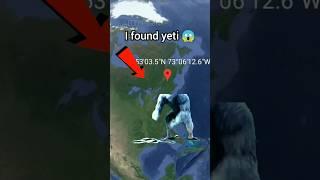 OMG! I found yeti on google map#googlemap#shorts#googleearth#viral