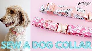 Dog Collar Sewing Pattern - Make a custom pet collar