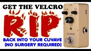 Cuvave Fuzz: I accidentally discovered a simple way to reclaim that gated/velcro rip.