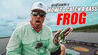 How To Catch BIG Bass on a Topwater Frog - LIVE CATCH!