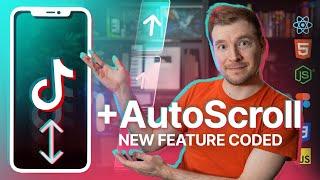 Adding Autoscroll to TikTok because I can code it!