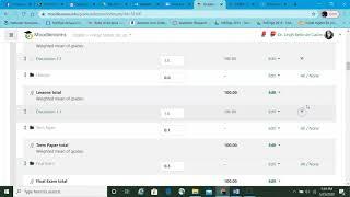 Moodle Gradebook Setup