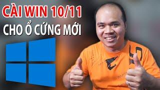 Cài Win 10/11 cho ổ cứng mới | Máy tính vẫn vào Win